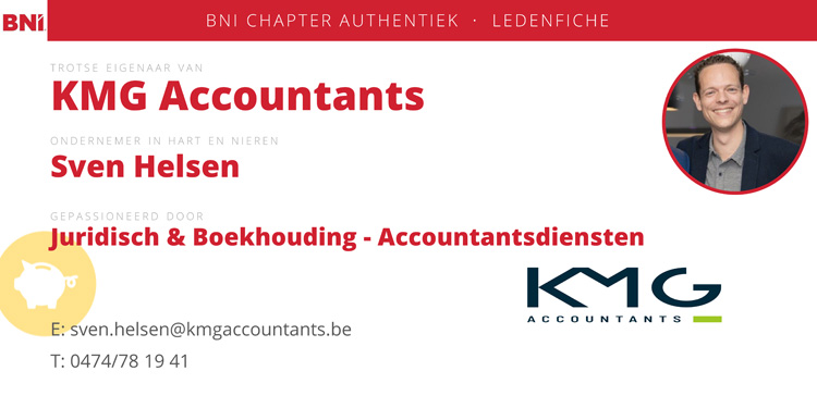 Sven Helsen van KMG Accountants