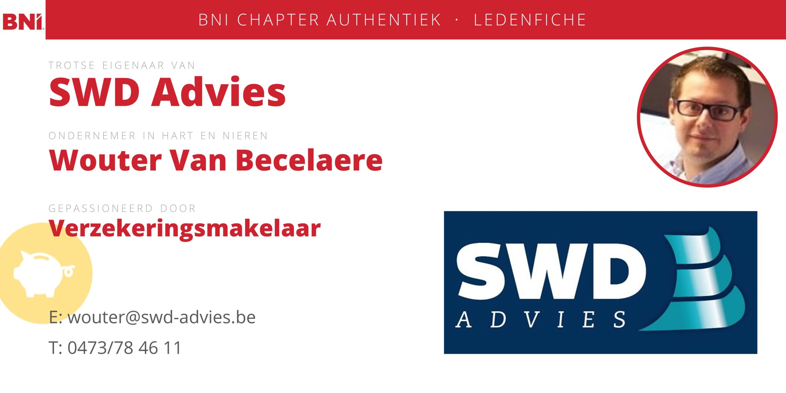Wouter Van Becelaere van SWD-advies
