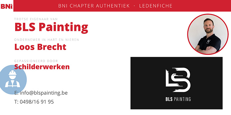 Brecht Loos van BLS Painting