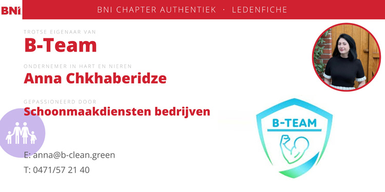 Anna Chkhaberidze van B-Team